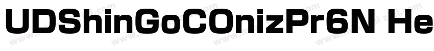 UDShinGoCOnizPr6N Hea字体转换